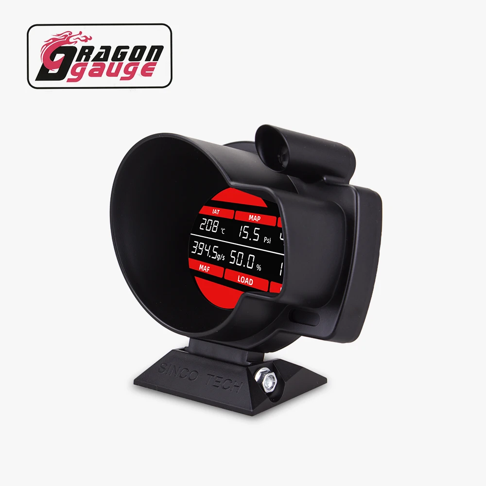 DRAGON 3 5 дюйма OBDⅡ Многофункциональный al LCD гоночный датчик RPM 10000 Max с функцией