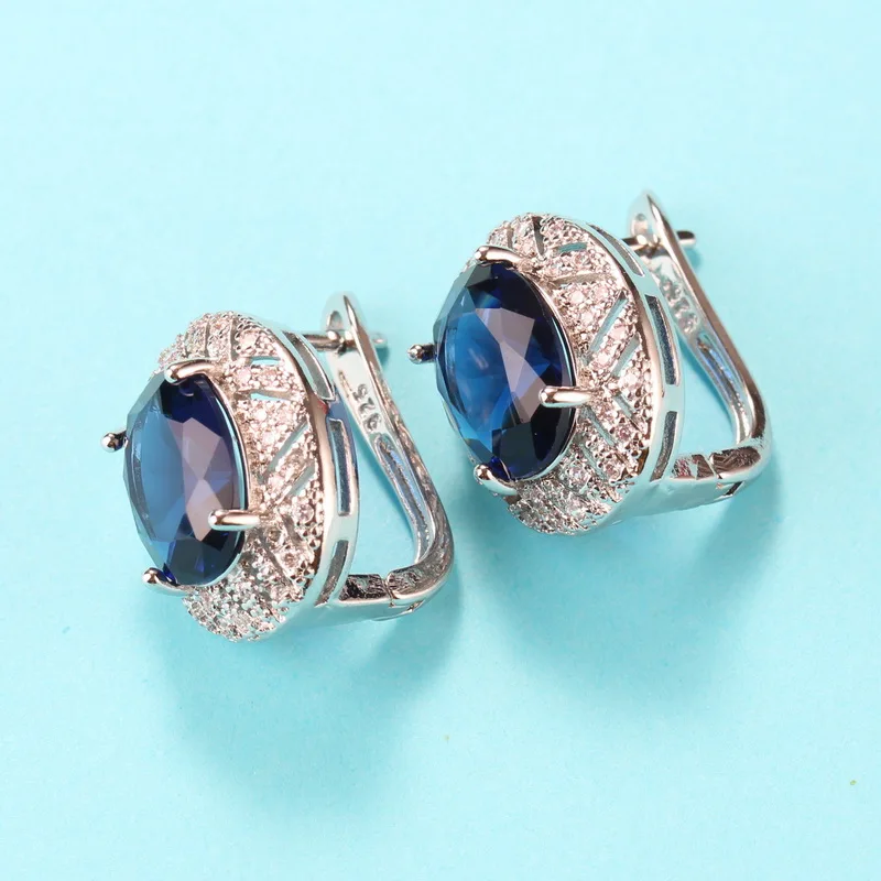 Комплект из колье серёг браслета и кольца серебра 925 пробы | Украшения аксессуары