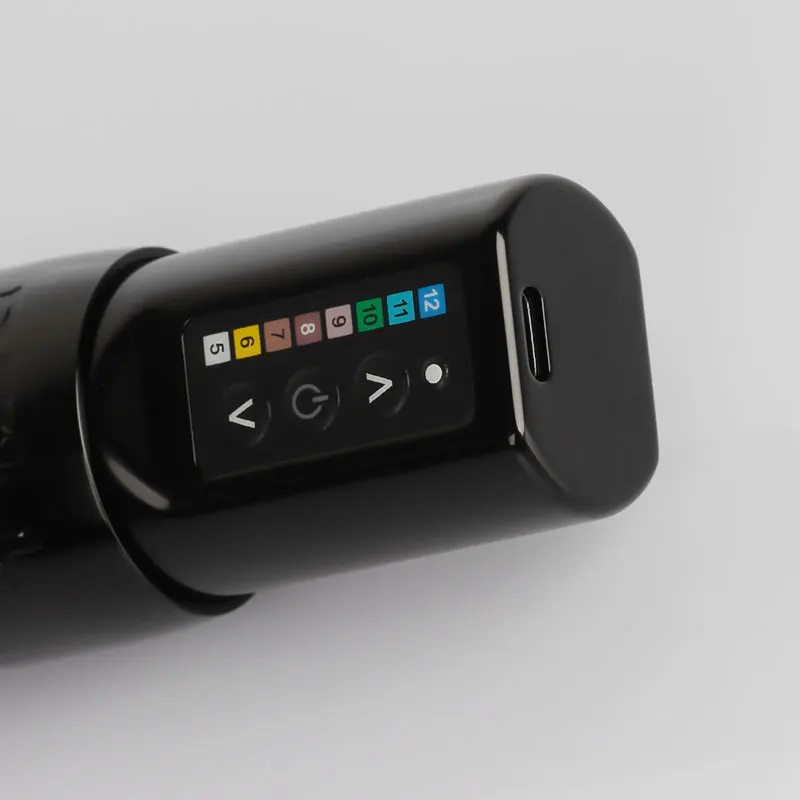 Новая Профессиональная DKLAB Беспроводная тату ручка машина с сильным двигателем и