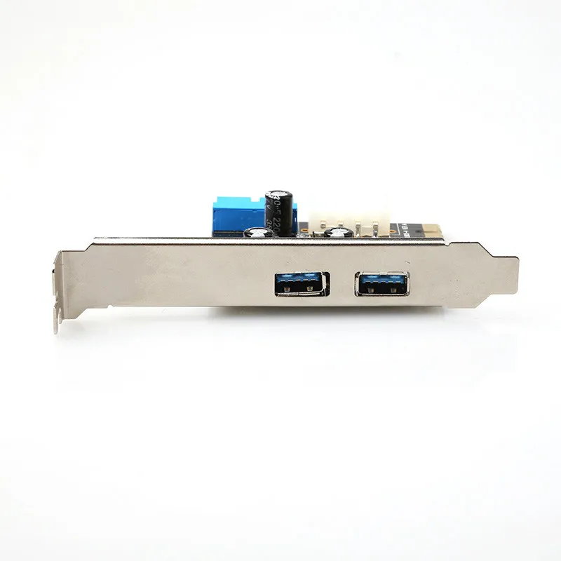 USB 3,0 PCI-E адаптер карты расширения внешний 2 порта USB3.0 концентратор внутренний 20pin разъем