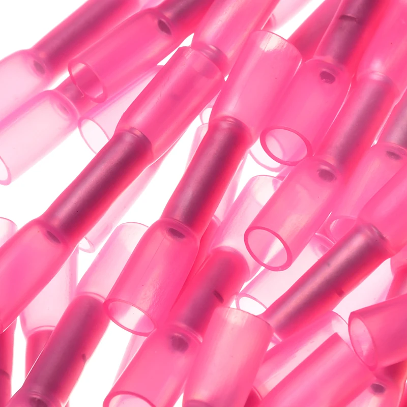 100 шт изолированные водонепроницаемые термоусадочные стыковые электрические