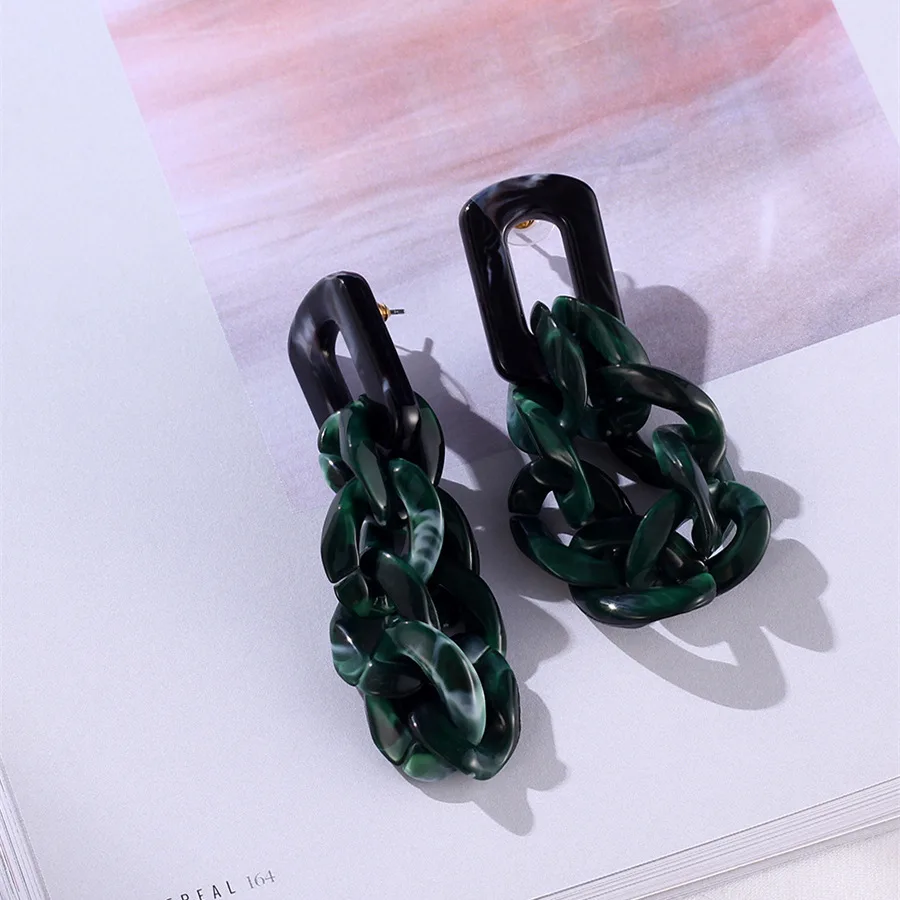 Мода Горячая продажа цепь Кулон стекло Кольцо длинные серьги | Украшения и