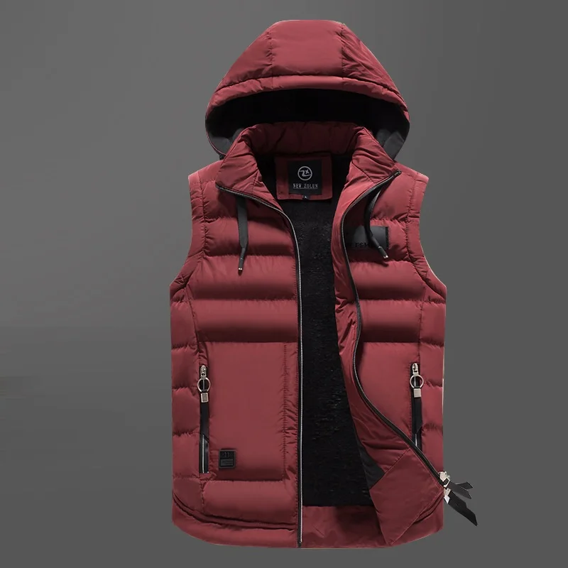 2022 Брендовые мужские уличные жилеты мужской зимний жилет с хлопковой подкладкой