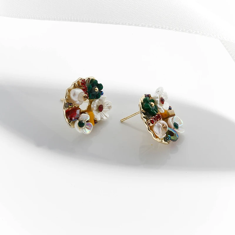 YMYW Мода из цинкового сплава цинковый сплав натуральная основа цветок