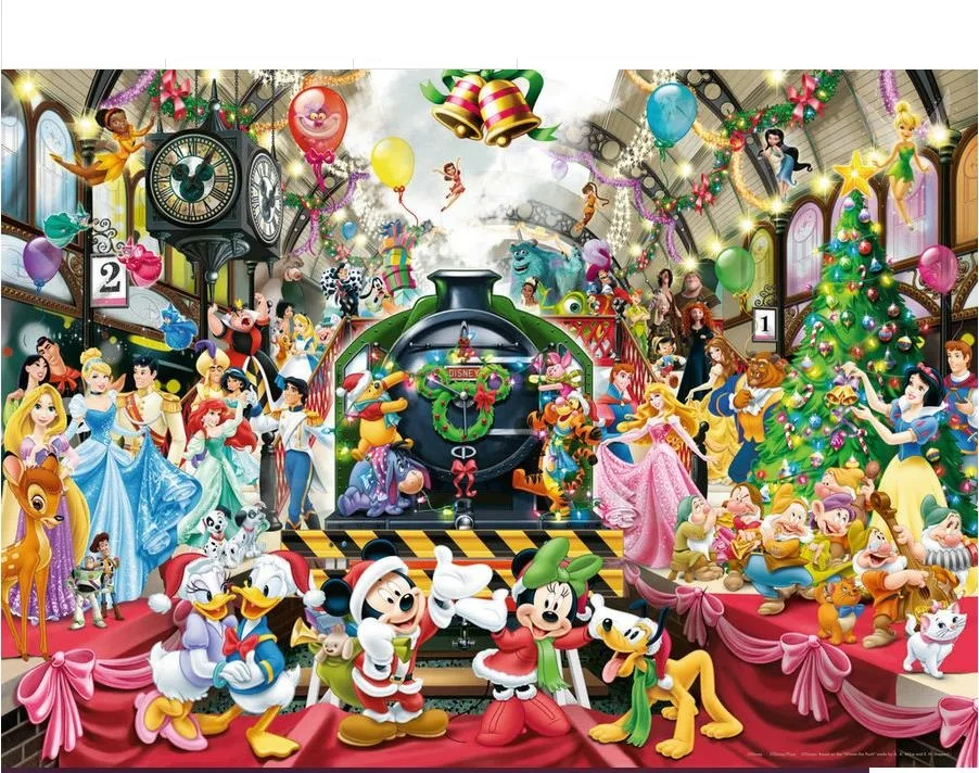 Полностью квадратная Алмазная картина Мультяшные фигурки вышивка из горного