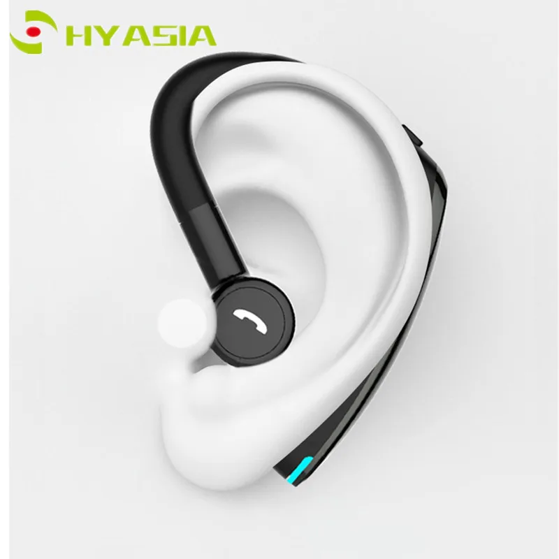 HYASIA Bluetooth 5 0 наушники беспроводные с Микрофоном Hi Fi стерео Крючки бизнес долгое