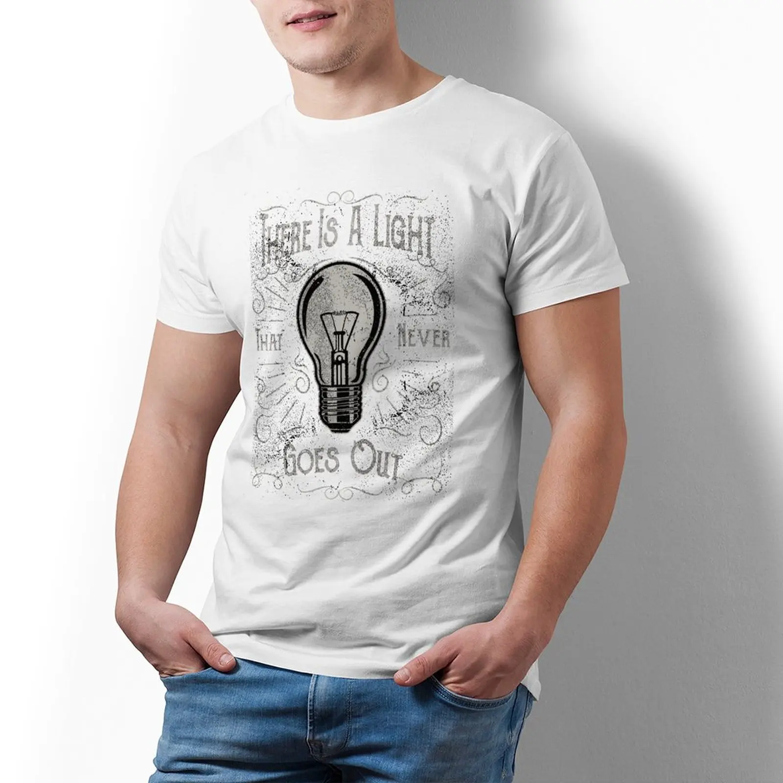 

Мужская футболка The Smiths, классная хлопковая Футболка с принтом, Классическая футболка с коротким рукавом, большая