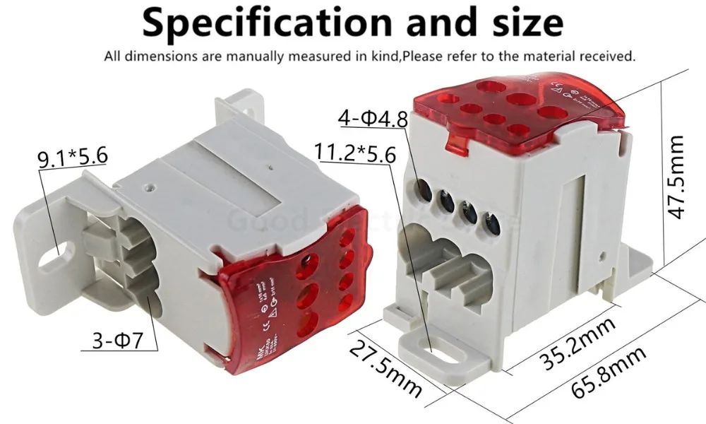 1 шт. UKK80A UKK125A UKK160A UKK250A UKK400A UKK500A Соединительный клеммный блок 1 во многих из din-рейку распределительная коробка ukk-80a
