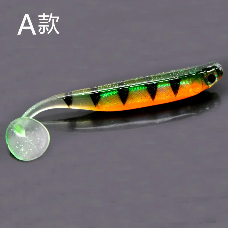 

Fishing Lure 3PCS 9cm4.8g/7cm2g Jig Crankbaits Fishing Goods Fly Fishing Wobbler Silicone Artificial Soft Bait Accessories Tool