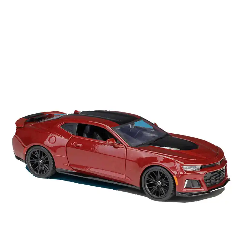 

1:24 Chevrolet Camaro ZL1 красный мускул автомобиль сплав роскошного автомобиля литья под давлением оттягиваемая назад машина Товары модель игрушки к...
