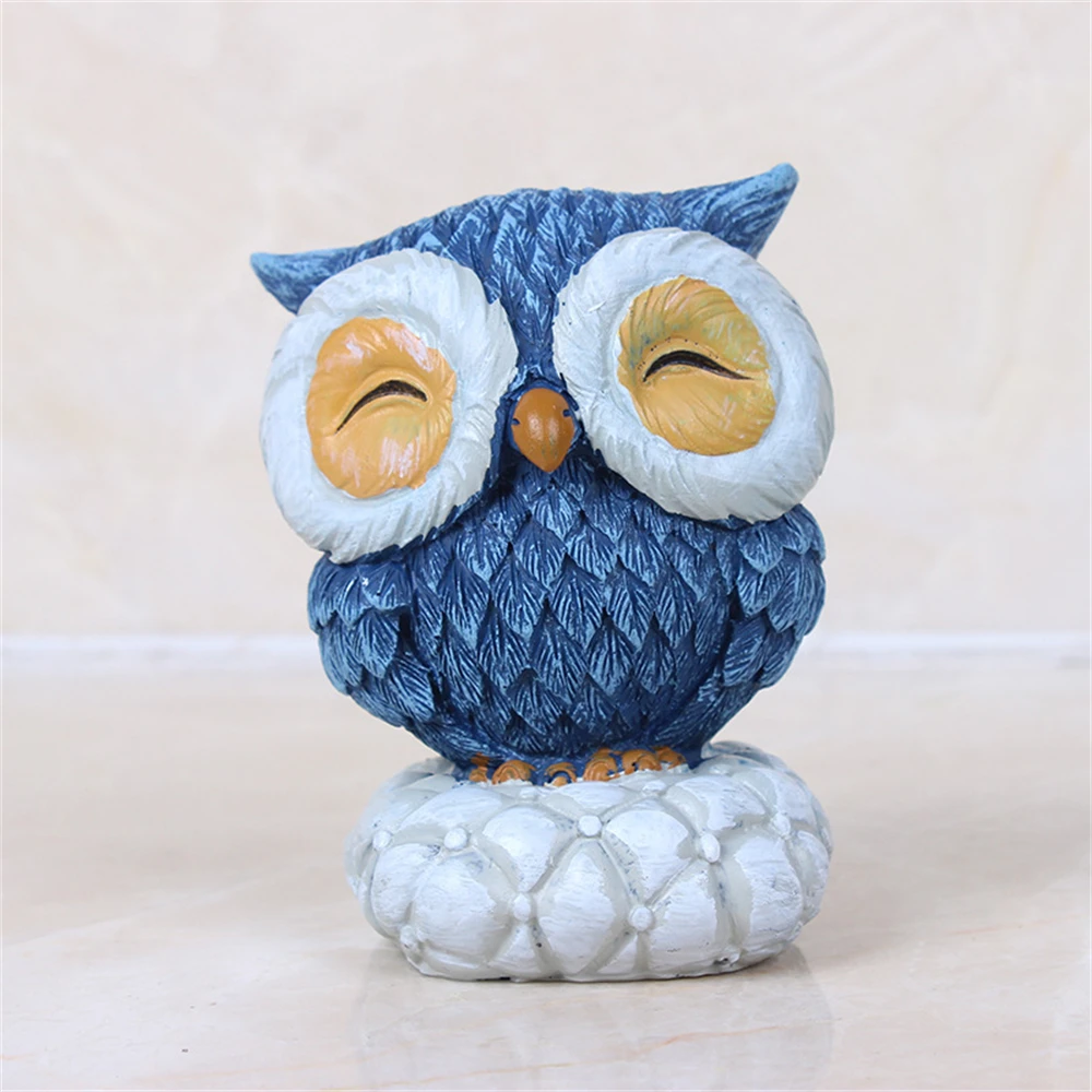 

Creative Owl Home Decoration Resin Simulation Animal Living Room Desktop Modern Decoration Accessories Field Decoration Gift