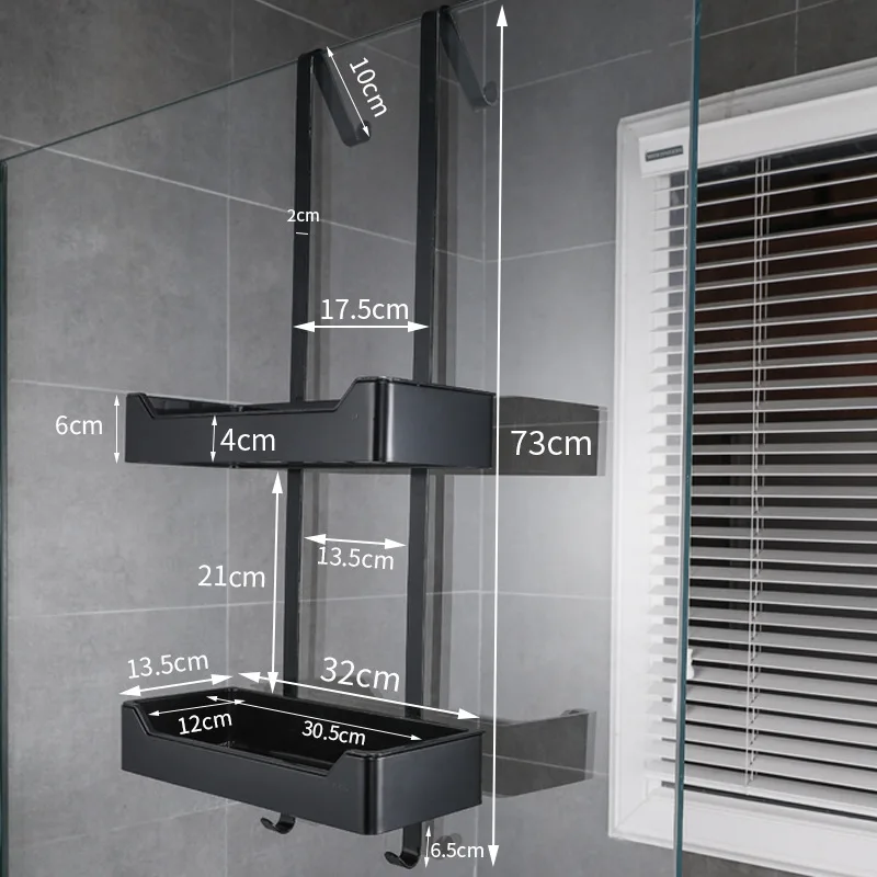 304 нержавеющая сталь аксессуары для ванной комнаты корзина душа матовая черная