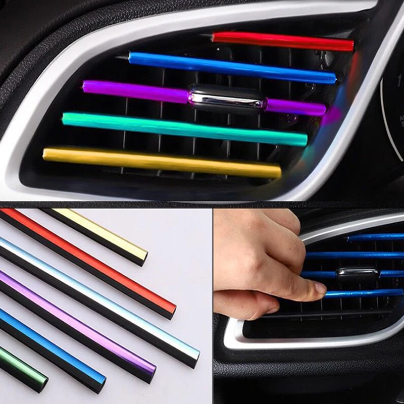 10 шт. Универсальная автомобильная воздушная розетка литье хром сделай сам