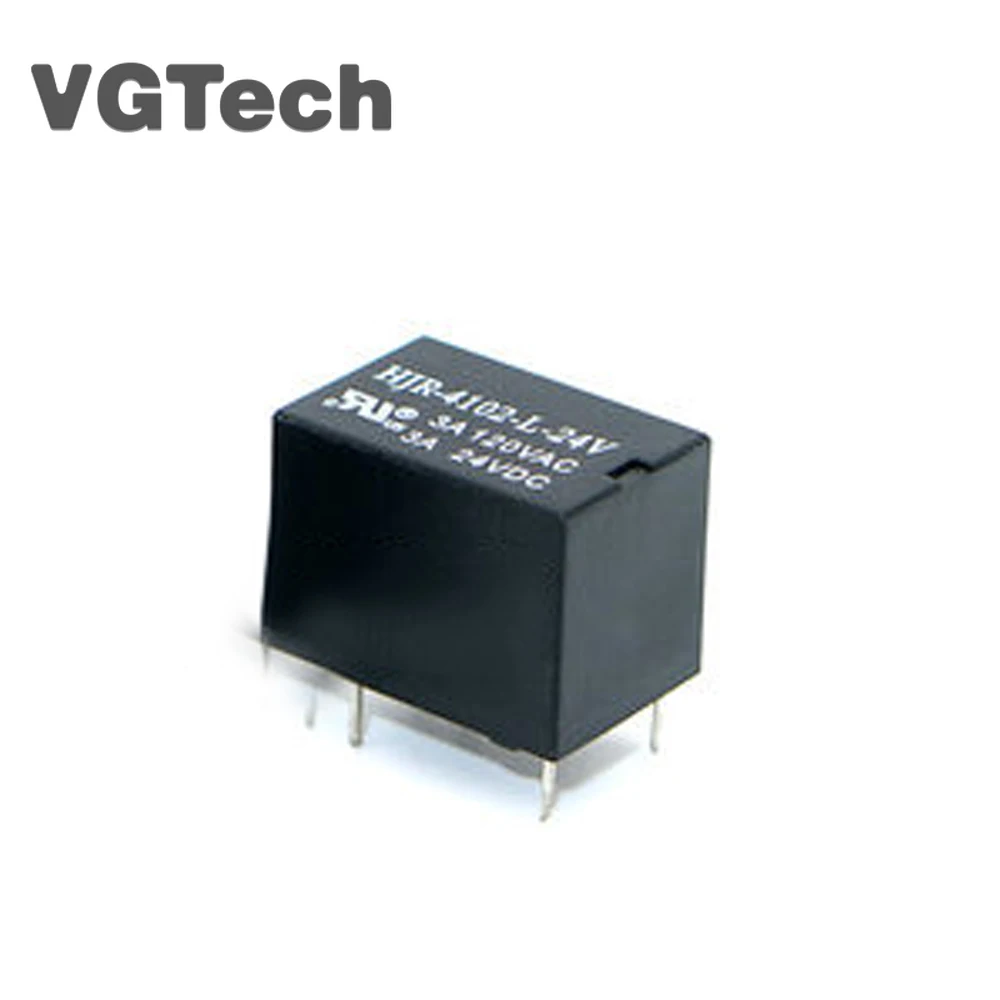 

Реле DIP6 HJR-4102-L- 05V 12V 24V 3A, 100 шт.