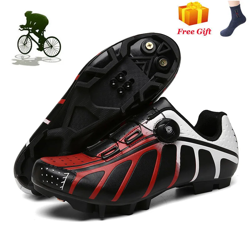

2021 Cycling Sneakers MTB Cycling Shoes Flat Road Bike Shoes Men sapatilha ciclismo Mountain Bicycle Sneakers Racing Spin Shoes