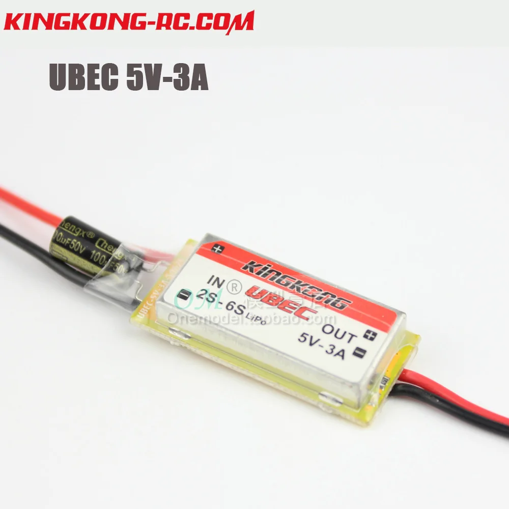 M./-оригинальный KINGKONG 5V 3A UBEC вход 2-6S с алюминиевым защитным приемником летное