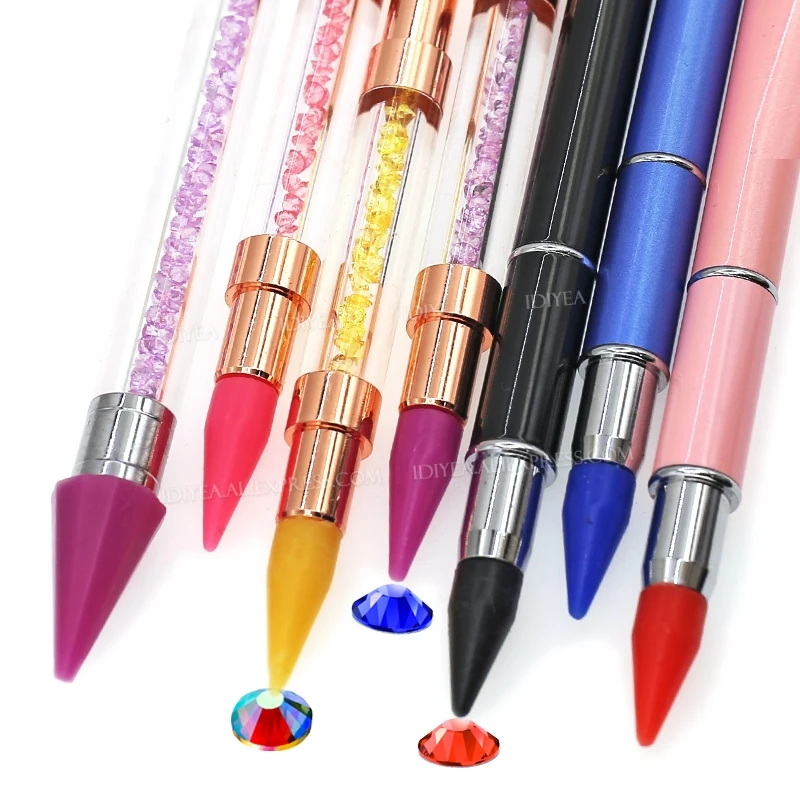1 компл./лот Качественная ручка с кристаллами самоклеящиеся восковые карандаши