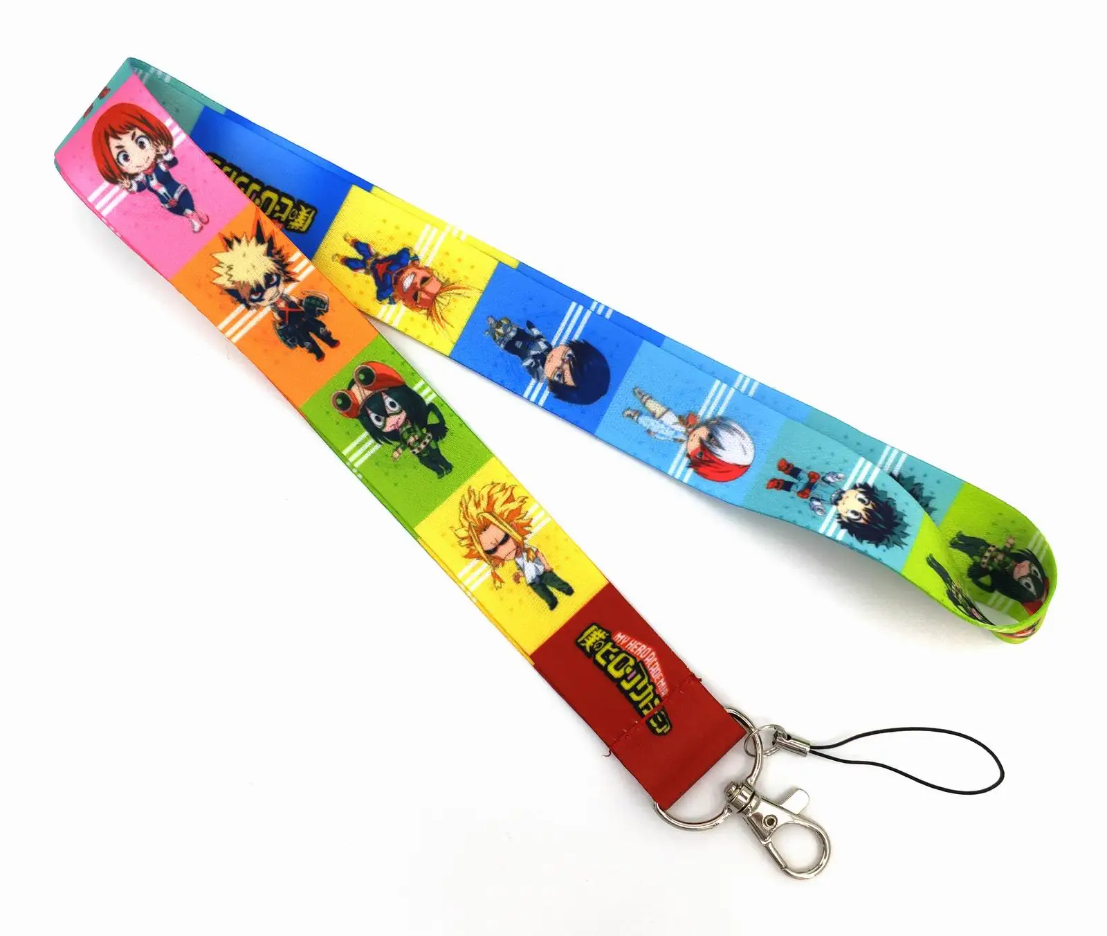

Original cartoon animation Mobile phone lanyard Keychain sling Document neckband Multifunctional lanyard