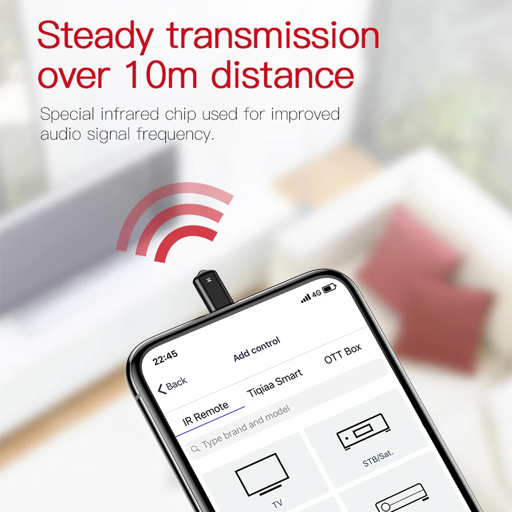 

Remote Control Stable TV Portable Home High Compatibility Smart Universal Infrared Multifunctional Mobile Phone Operation