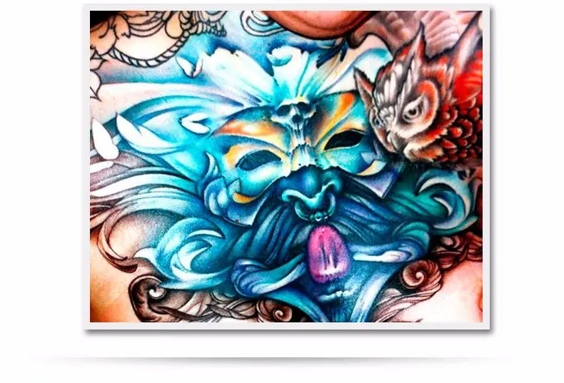 Оригинальное оборудование для татуировок с вышивкой дракона объединяет цвета 16