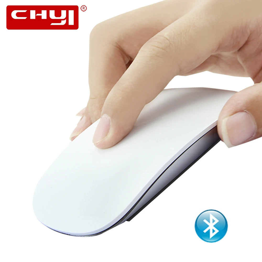 Bluetooth Magic mouse, беспроводная сенсорная ультра тонкая эргономичная оптическая мышь, 1600 dpi, Офисная компьютерная мышь для Apple Macbook, ПК, ноутбука