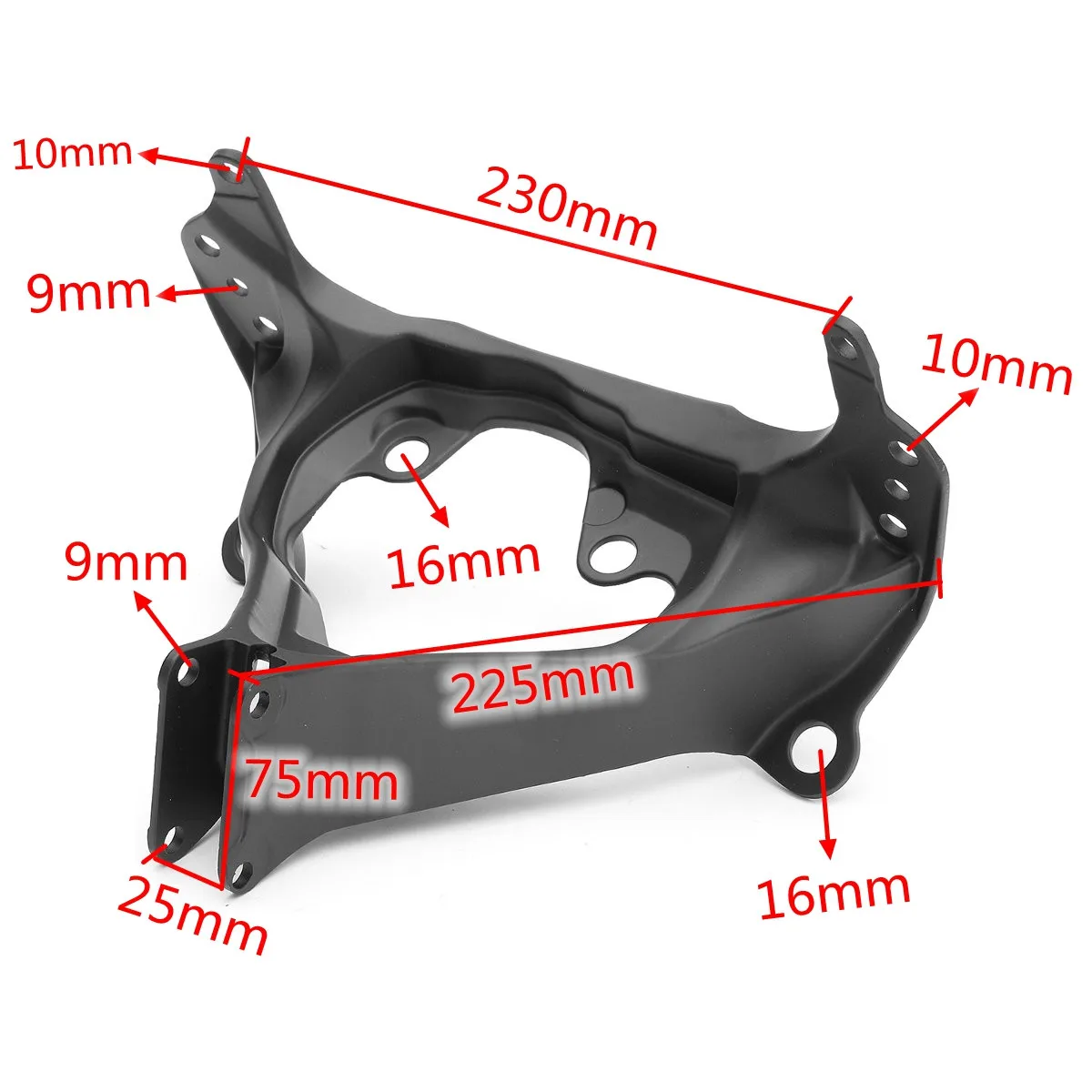 

New Aluminum Front Upper Stay Fairing Bracket Mount For Suzuki GSXR GSX-R 600 750 2008-2009 2010 Headlight Headlamp Holder