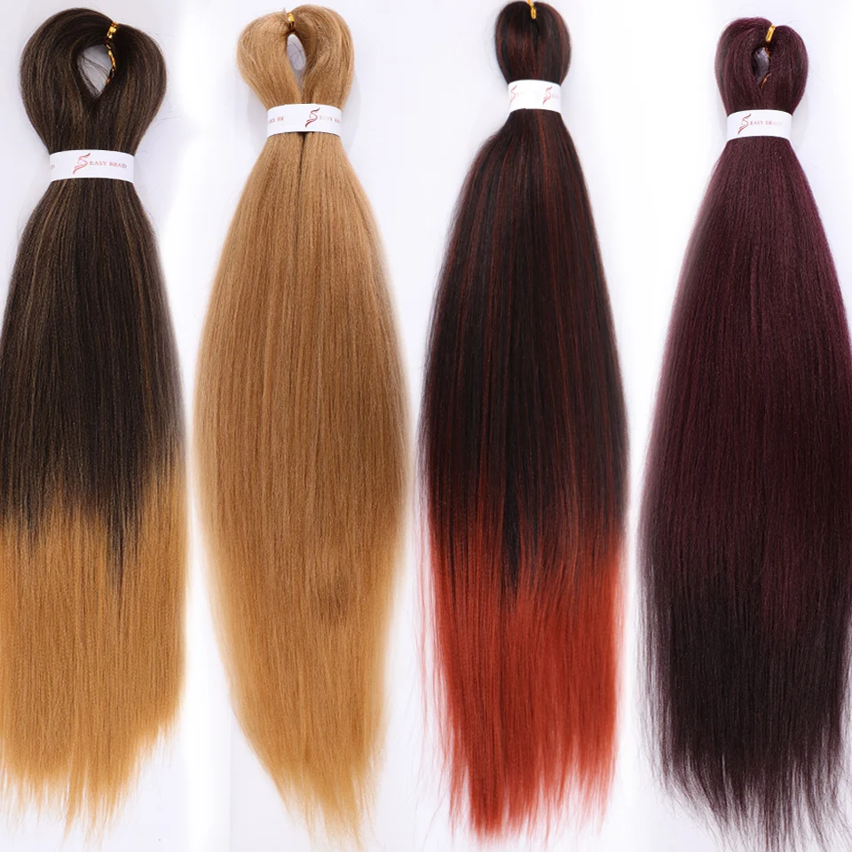 Предварительно растягивающиеся косички SHANGKE Страстные для наращивания волос