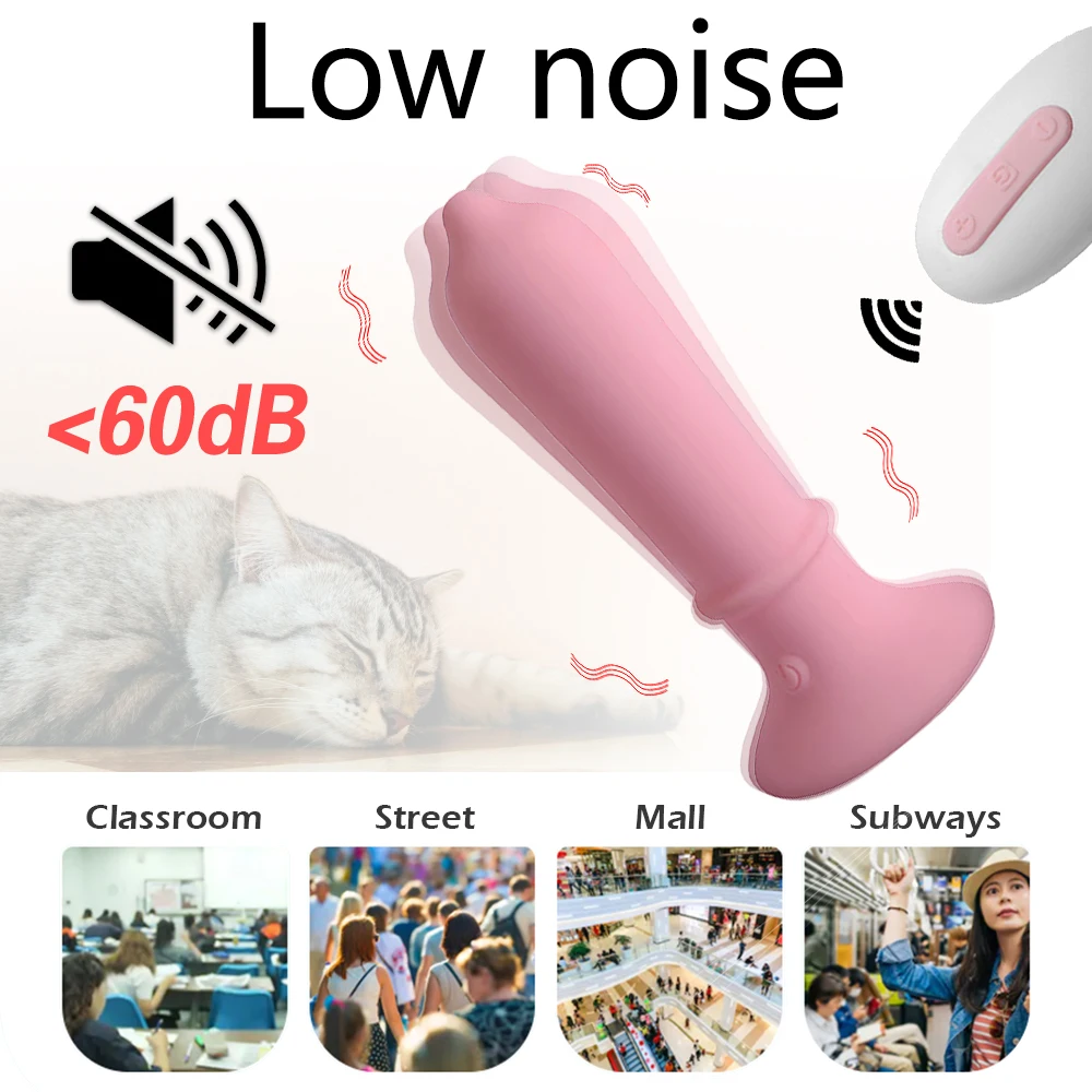 Массажер вибратор для простаты мужской Анальная пробка стимулятор клитор