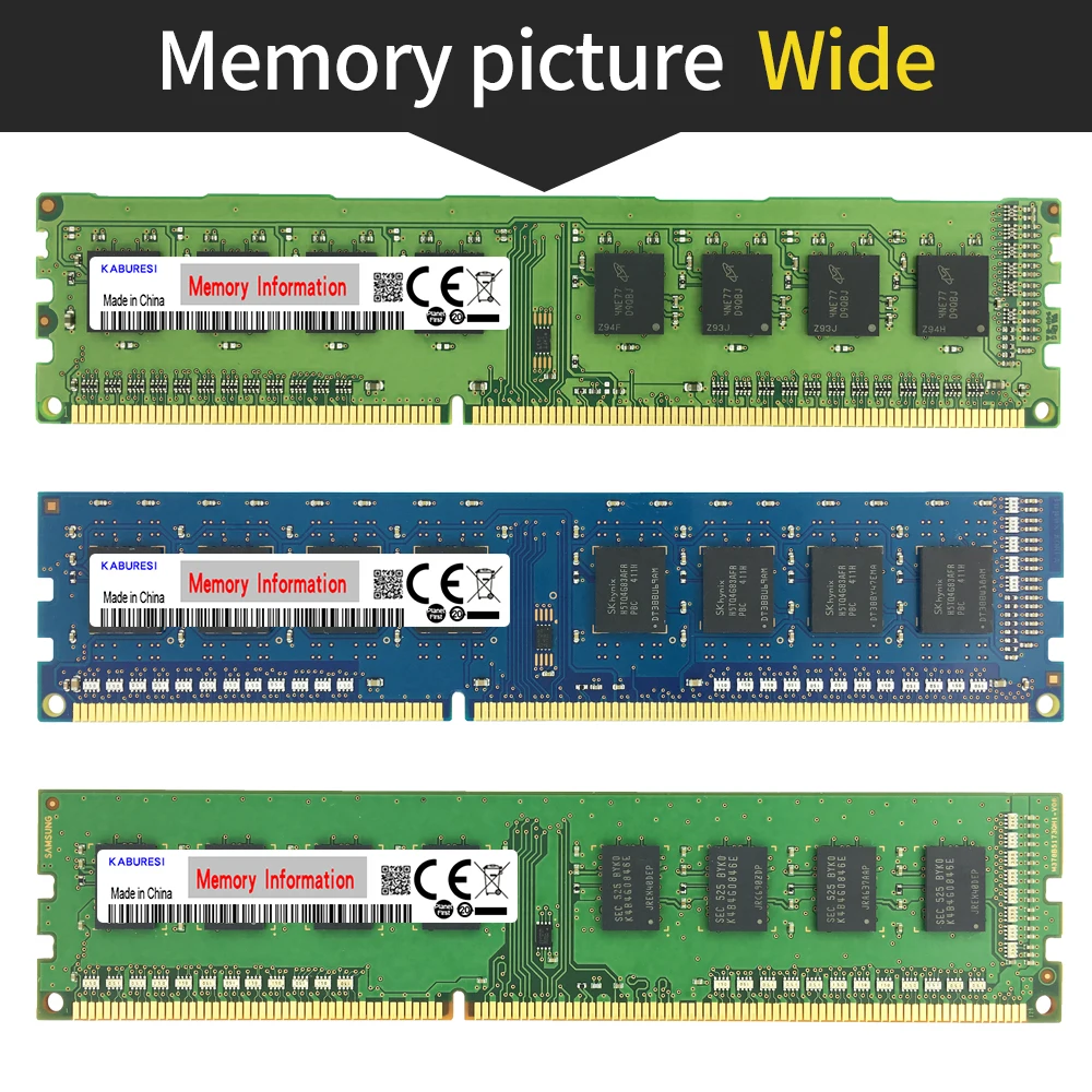 Оперативная память kaburesi для настольных ПК оперативная DDR3 2 ГБ 4 Гб 1066 МГц 1333 1600 1 5