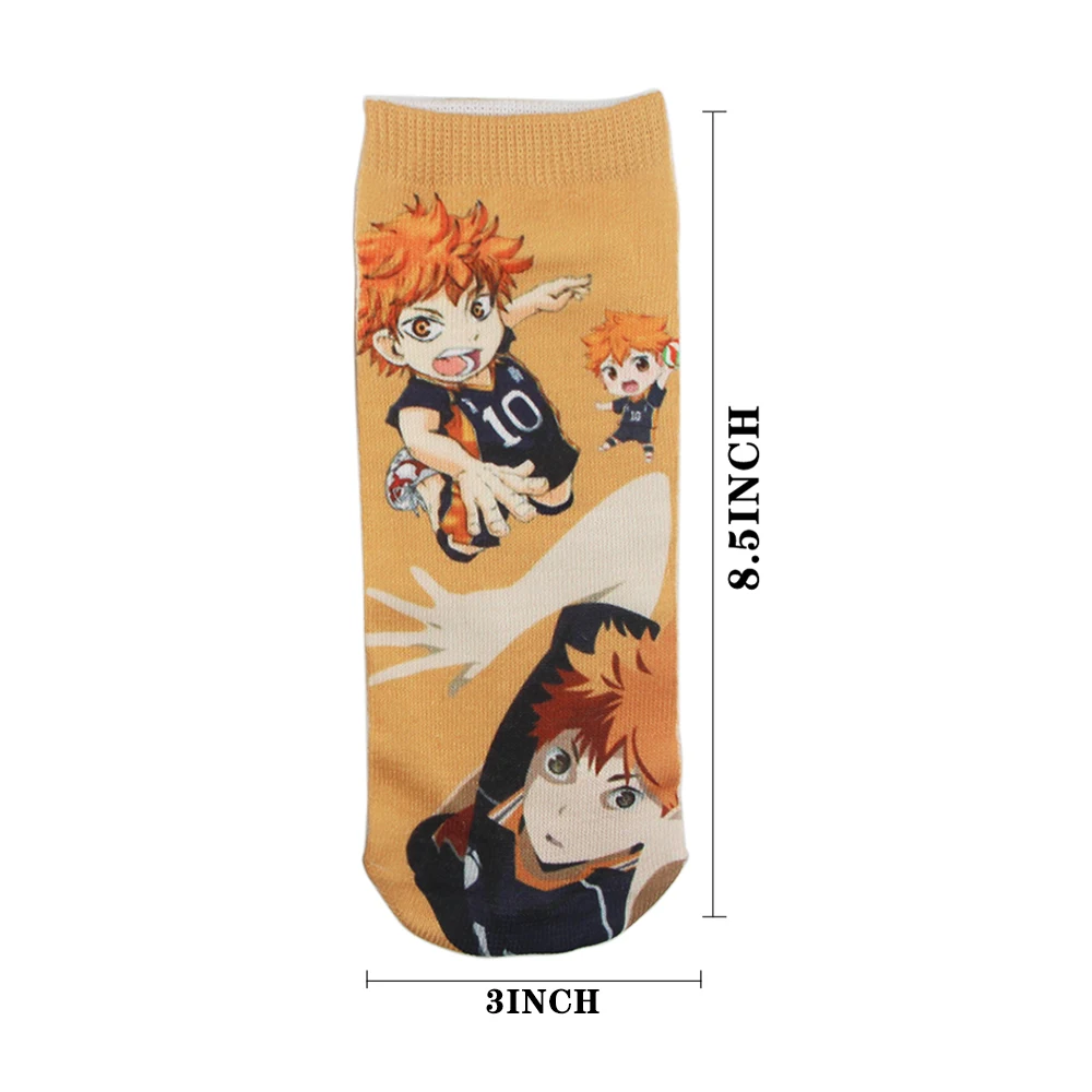 DZ985 милый Haikyuu! Аниме счастливые носки повседневные креативные мягкие удобные