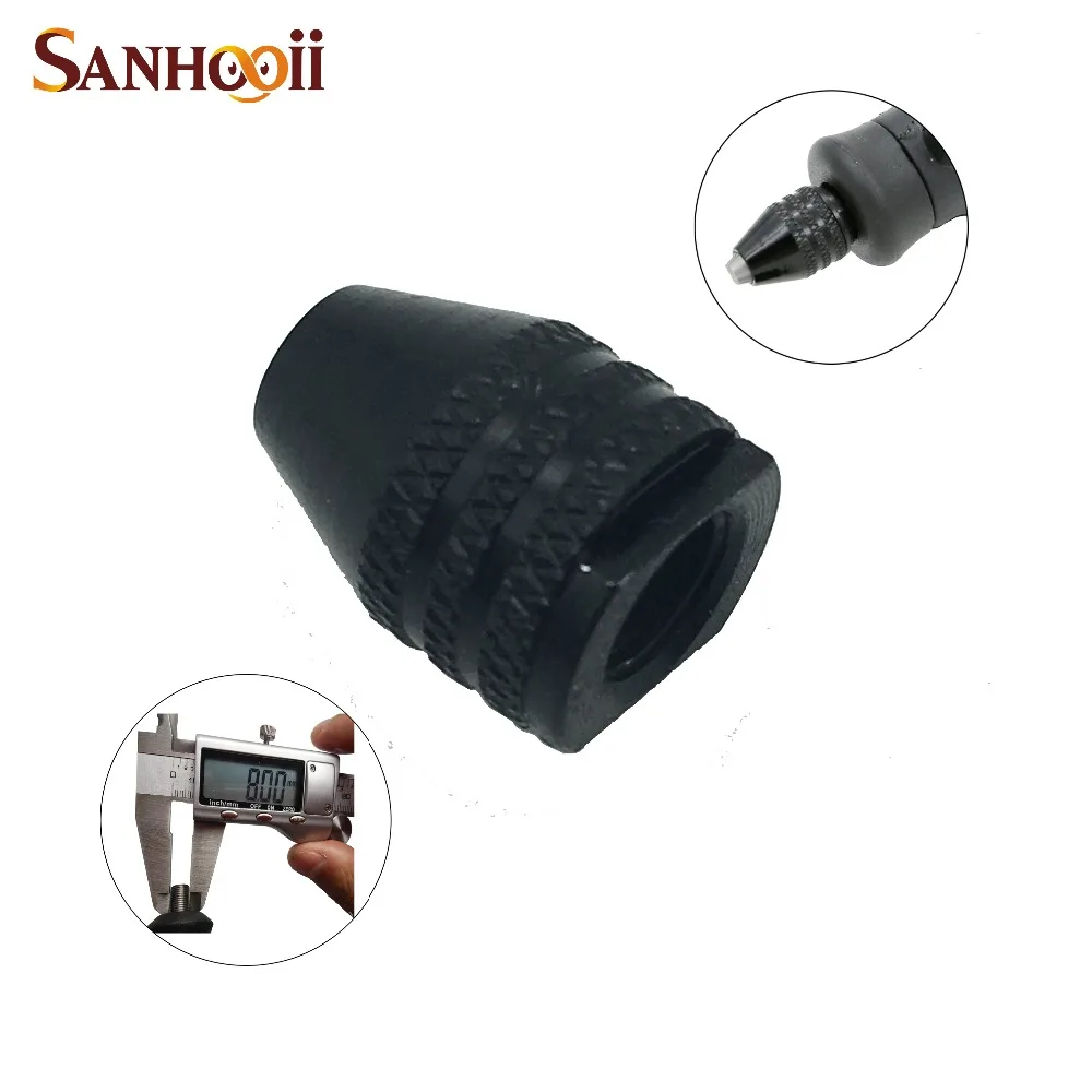 

SANHOOII Carbon steel Chuck tools Universal mini grinding Collet 0.29-3.2mm For Electric Drill/Grinder Rotary Tools M8x0.75mm