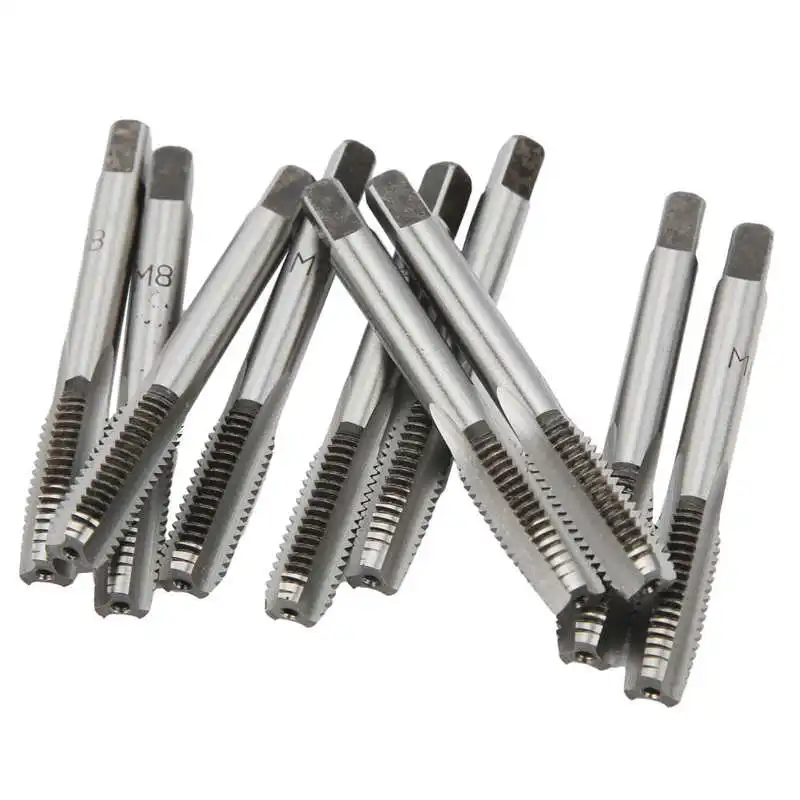 

Tap Set Manual Carbon Steel Straight Flute Screw Thread M8