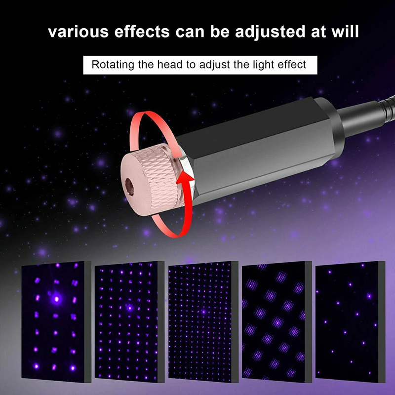 Автомобильный светильник звездное небо потолочный проектор окружасветильник