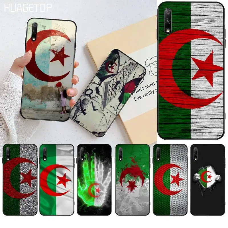 

HUAGETOP Algeria flag Luxury Unique Phone Cover for Huawei Honor 30 20 10 9 8 8x 8c v30 Lite view pro