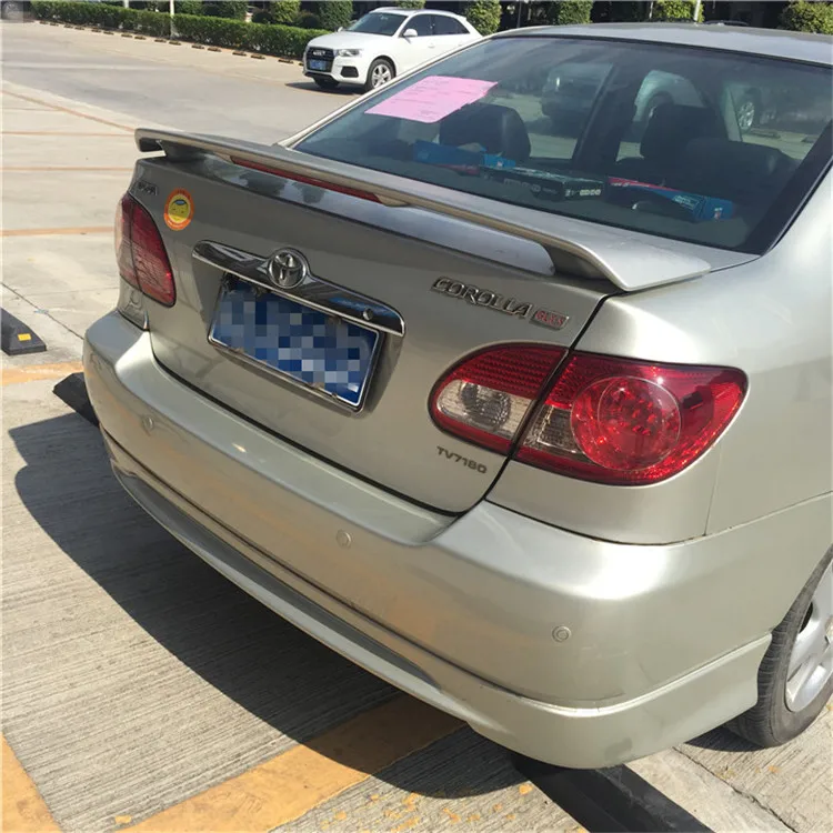 Спойлер для TOYOTA Corolla 2003-2005 высокое качество АБС-пластик цвет праймера заднего
