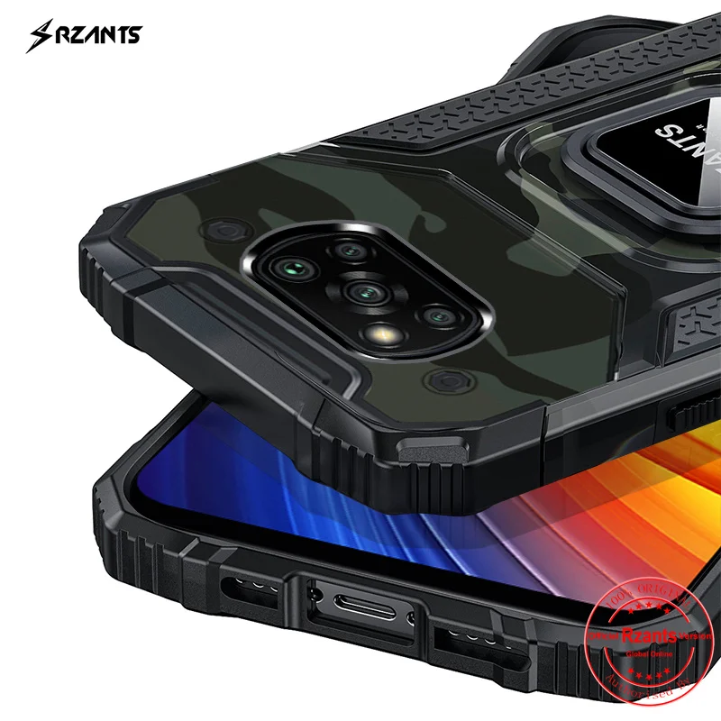 

Rzants Case for Xiaomi POCO X3 PRO POCO X3 NFC Stand Case Hard Back Built in Stand Shockproof Bracket Cover For Boys Man
