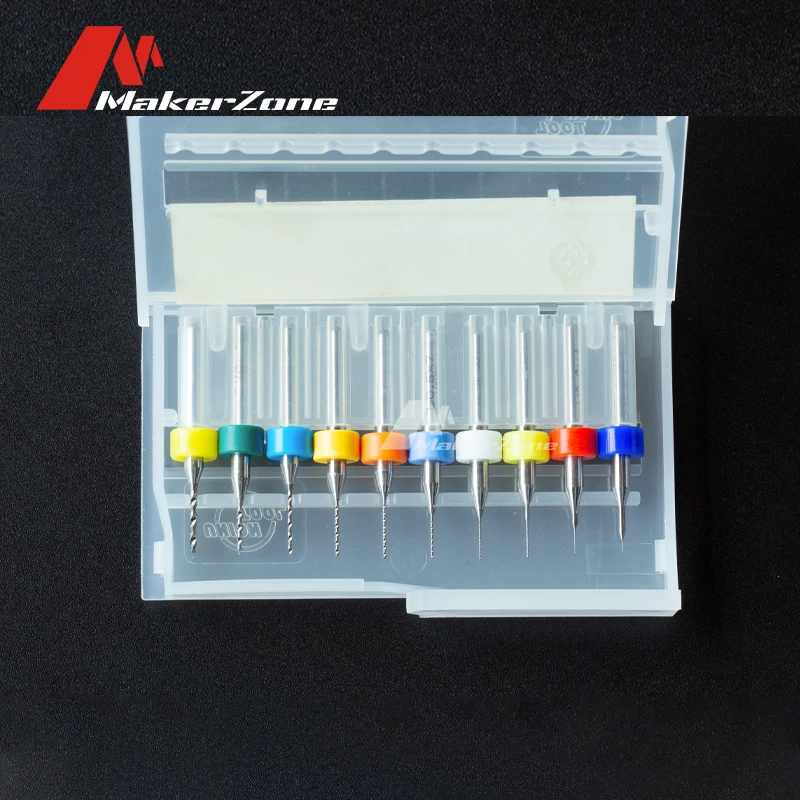 

10PCS Nozzle Cleaning Drill Cleaner 0.1 0.2 0.3 0.4 0.5 0.6 0.8 1.0mm Solid Carbide PCB Drill Stainless Steel for 3D Printer