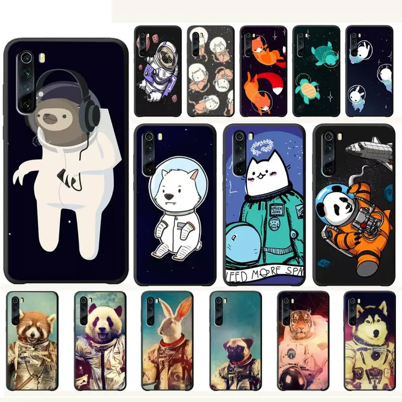 Yinuoda кошка астронавт собака лиса Космос Луна Вселенная Роскошный телефон для xiaomi