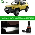 Xlights для Toyota FJ Cruiser 2007 2008 2009 2010 2011 2012 2013 2014 светодиодные фары ближнего света фары дальнего света Canbus свет без ошибок ультра яркий авто светодиодный свет аксессуары 12 В 24 В 6000 К