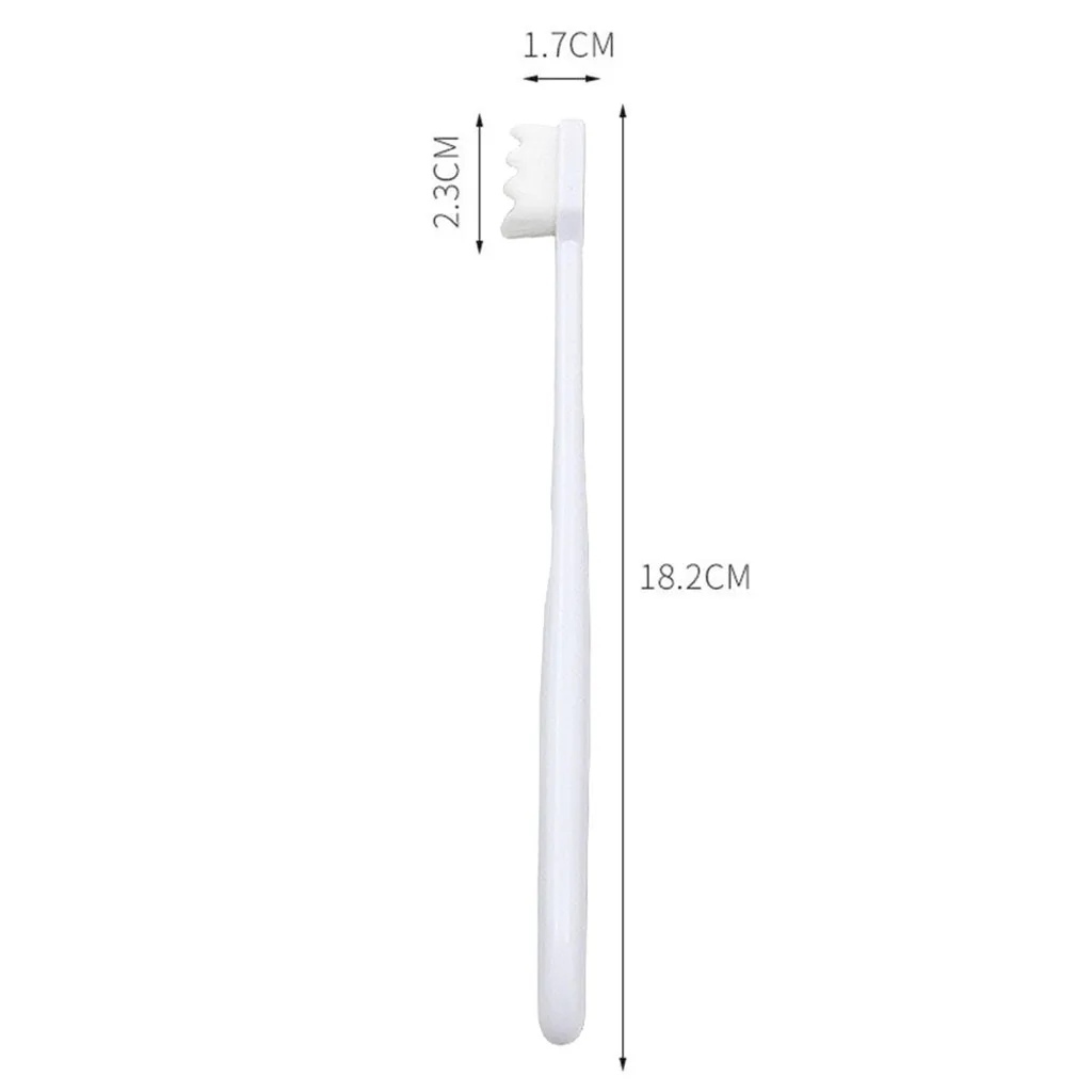 Миллионов ультра тонких щетин зубная щетка мягкие волосы в форме волны нано