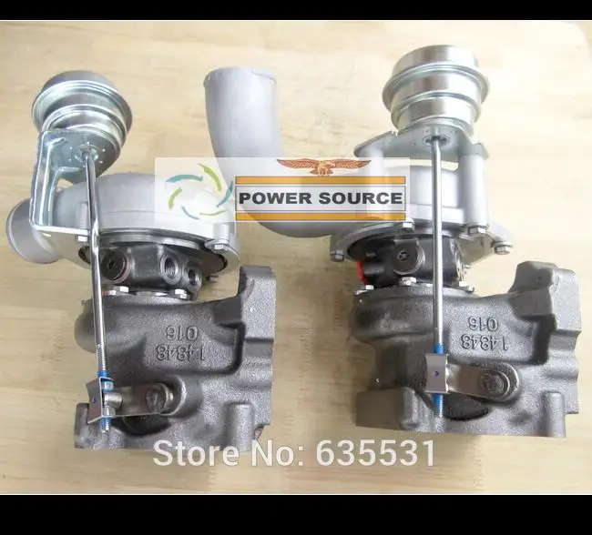 Двойной Турбокомпрессор для AUDI RS4 Quattro ASJ AZR 2.7L 380HP 53049880025 + 53049880026 K04 025 026 53049700025