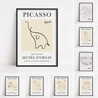 Художественный Рисунок со слоном Пикассо для гостиной, домашний декор