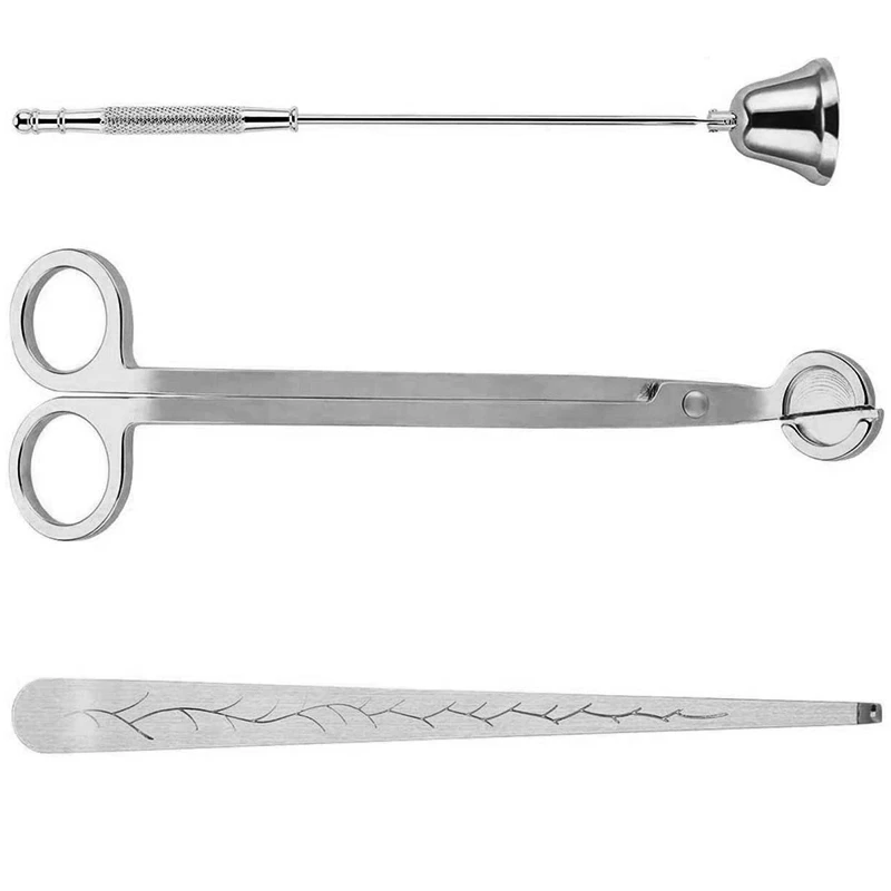 3 в 1 Аксессуары для свечей лампы форме свечи триммер фитилей снаффер фитиль Dipper