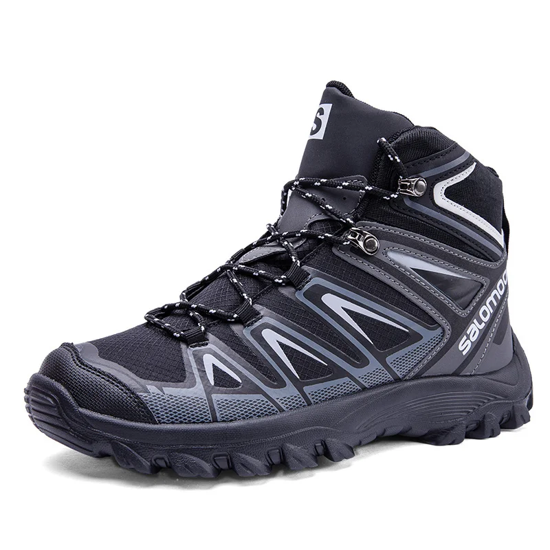 

Outdoor Hiking Shoes For Men Anti-Slippery Tactical Mountain Boots Sneakers Desert Camping Waterproof Work Safety Tactical Shoes