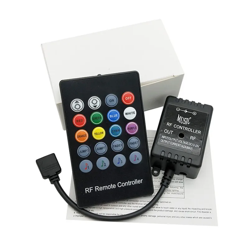 ИК-пульт дистанционного управления для светодиодной ленты 12 В 24 20 кнопок | Лампы и