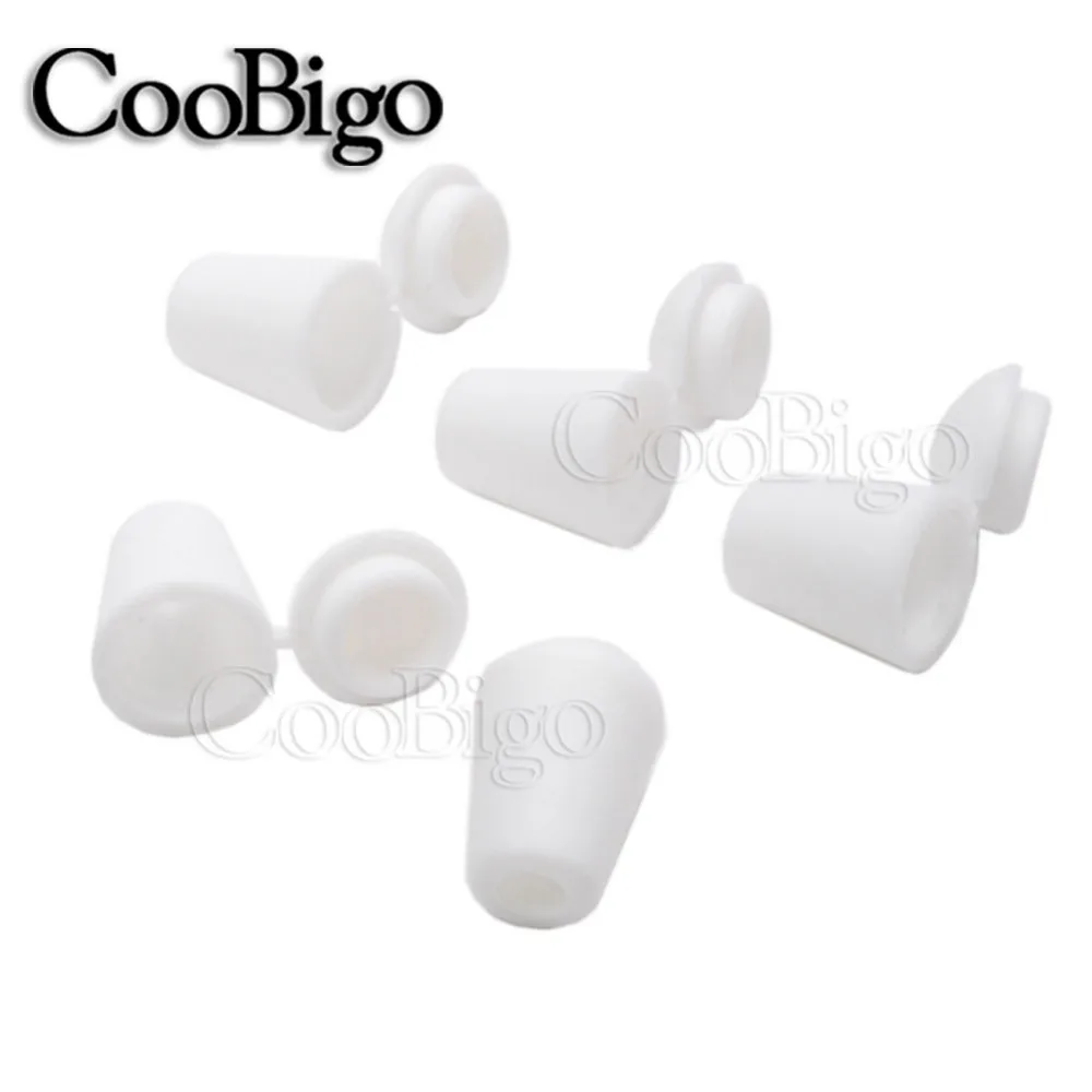 25 шт. красочные концы шнура стопор колокольчика с крышкой пластиковый