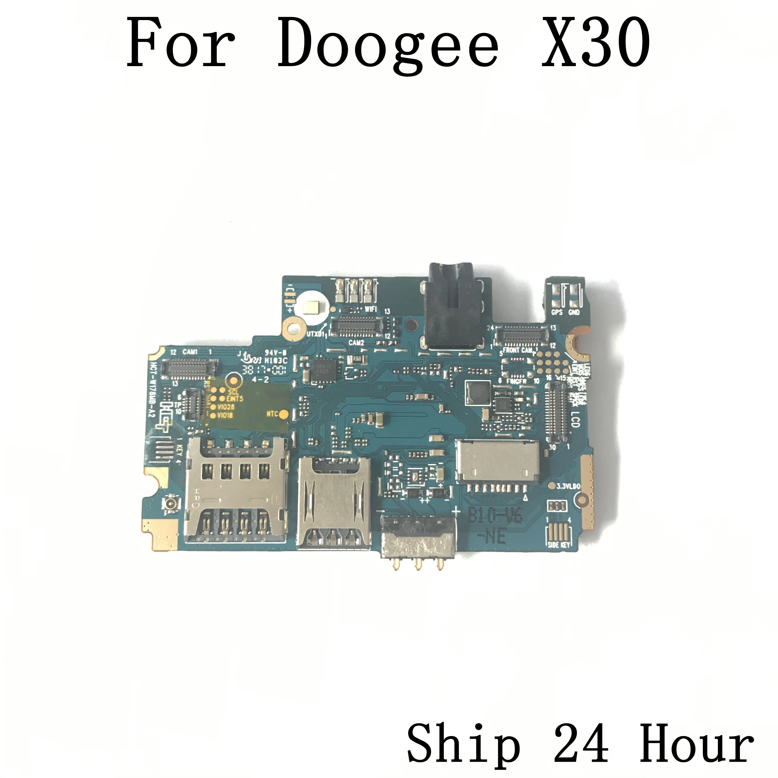 Doogee X30 Uesd материнская плата 2G ram + 16G rom для ремонт починка Замена части|Платы