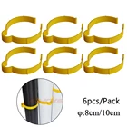 Виниловая пленка EHDIS 612 шт., пвх рулонный зажим, обруч, автомобильная наклейка, переводное кольцо, Затемняющая пленка из углеродного волокна, петля для хранения, автомобильные аксессуары