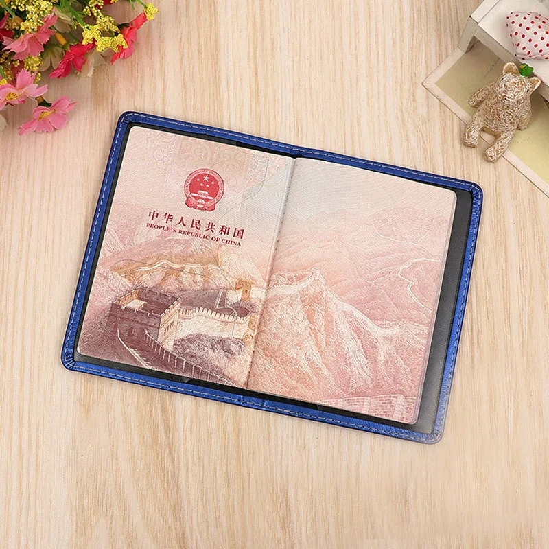 Женская Обложка для паспорта HEQUN из мягкой искусственной кожи с закругленными