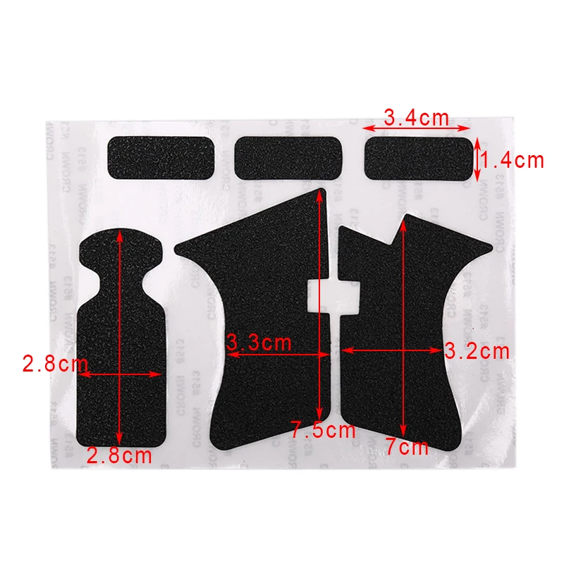 Нескользящая резиновая текстура ручка оберточная лента перчатки для Glock 17 19 23